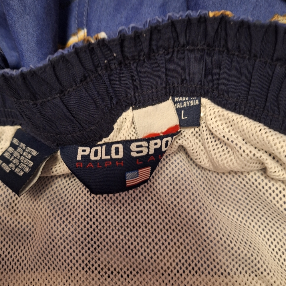 Ralph Lauren Polo Sports Mens Shark Board Shorts/ Swim Trunks.  Size L - Picture 2 of 6